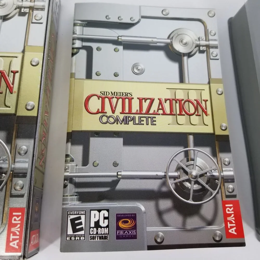 Civilization III Complete Windows PC CD Rom Game Build Explore Conquer Lead